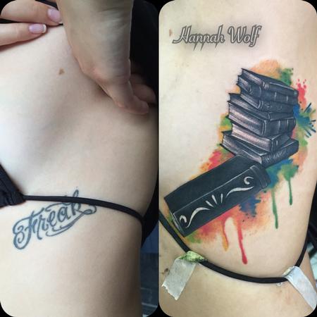 Tattoos - stack of books - 116439